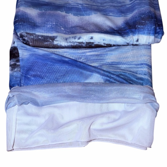 White Fox Boutique "The Lucky One" Maxi Dress - Ocean Spray Size XS - Picture 10 of 11